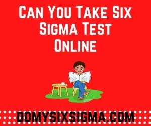 Can You Take Six Sigma Test Online