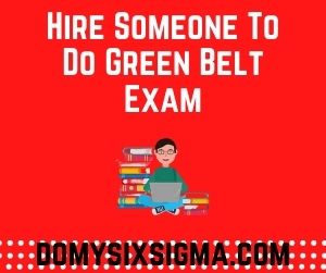 Hire Someone To Do Green Belt Exam