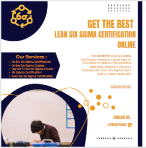 Get the Best Lean Six Sigma Certification Online