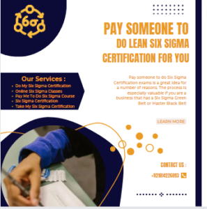 Pay Someone To Do Lean Six Sigma Certification For You