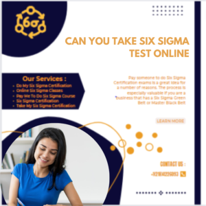Can You Take Six Sigma Test Online
