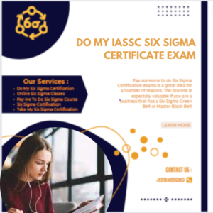 Do My IASSC Six Sigma Certificate Exam