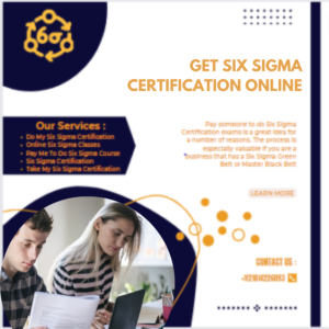Get Six Sigma Certification Online