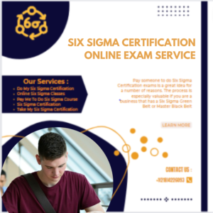 Six Sigma Certification Online Exam Service
